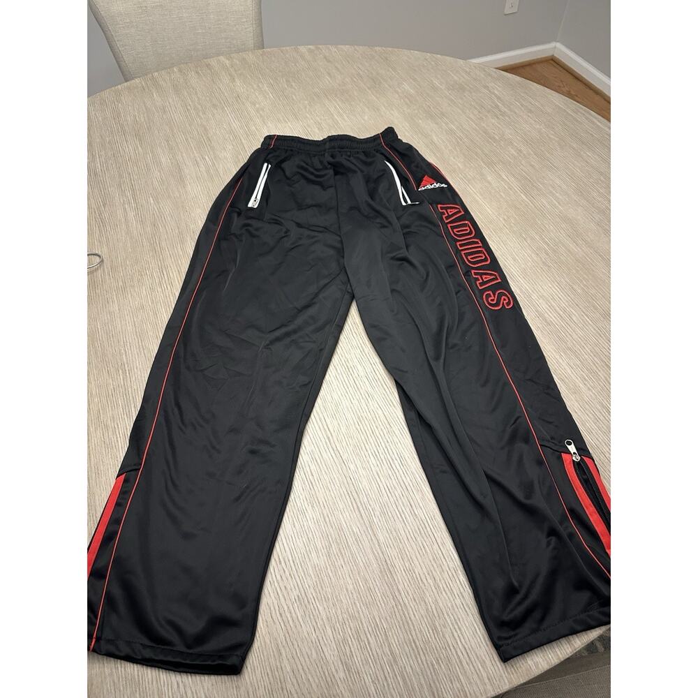 RARE Vintage Y2K Adidas Spell Out Track pants International Size S- Unisex